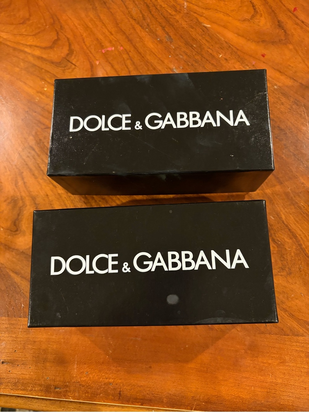 Dolce & Gabbana Black Logo Accessory Boxes (Set of 2)